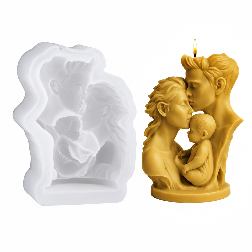 WCM918 Family Bond Decorative Candle Mold