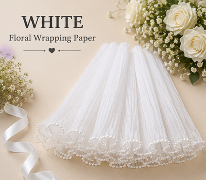 Premium Pearl Edge Bouquet Wrapping Net Fabric| BQN001