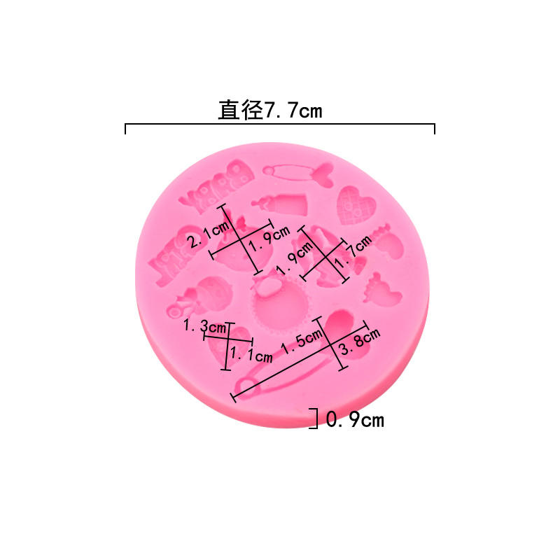 Baby Accessories & Heart Silicone Mold