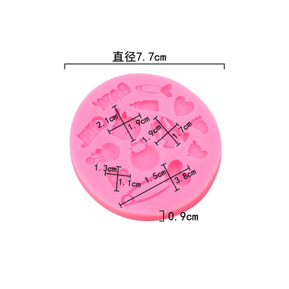 Baby Accessories & Heart Silicone Mold
