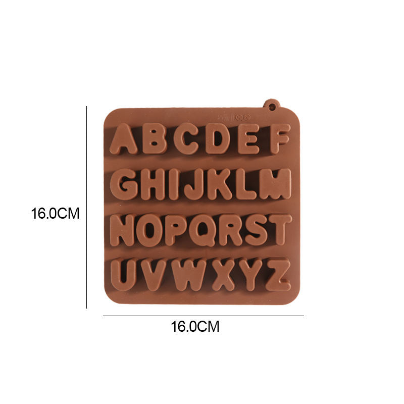 26 Cavity Capital Letter Silicone Mold | CFM518