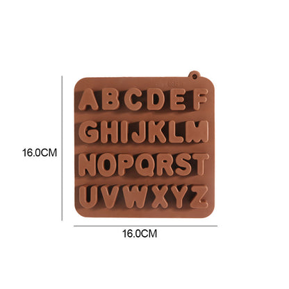 26 Cavity Capital Letter Silicone Mold | CFM518