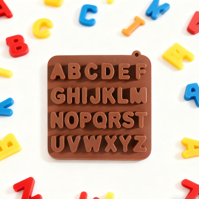 26 Cavity Capital Letter Silicone Mold | CFM518