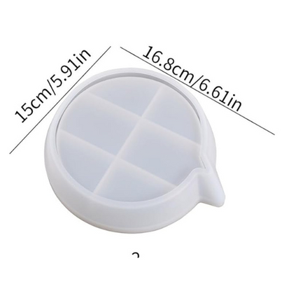 Round Tray Silicone Mold ARM392