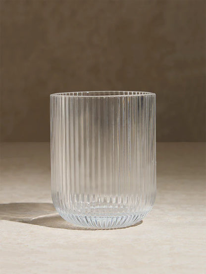 Crinked Glass Jar Pack Of 6 Pcs PM399