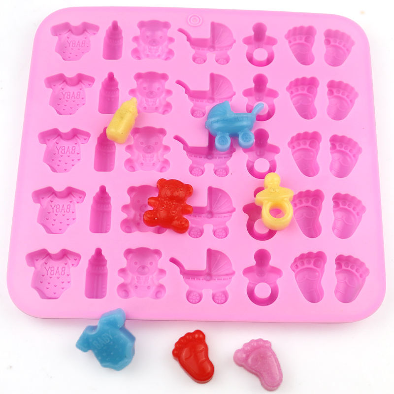 30 Cavity Baby Accessories Silicone Mold | CFM513