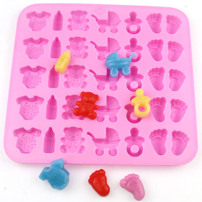 30 Cavity Baby Accessories Silicone Mold | CFM513