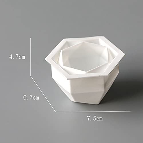 Geometric Rhombus Candle Mold WCM518