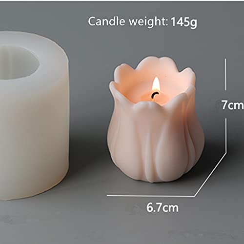 WCM017 Tulip Candle Mold