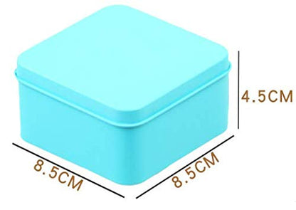 Square Tin Container 6 pcs PM340