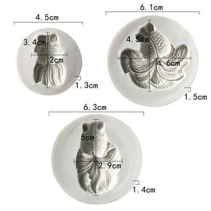Twin Koi Fish Silicone Mold