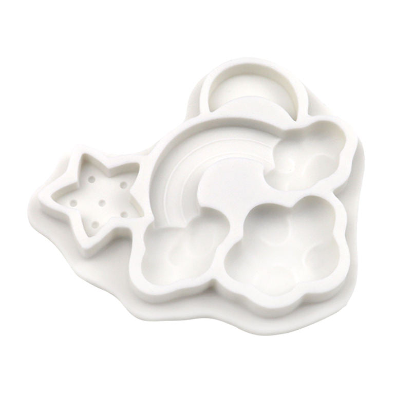 Rainbow Cloud Moon Star Mould | CFM472