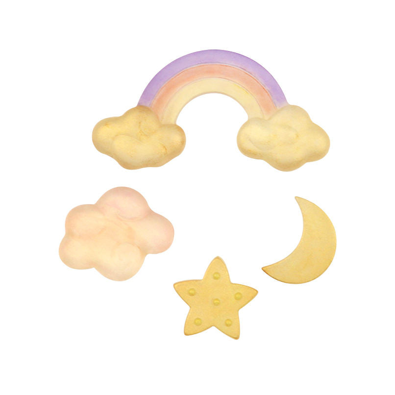 Rainbow Cloud Moon Star Mould | CFM472