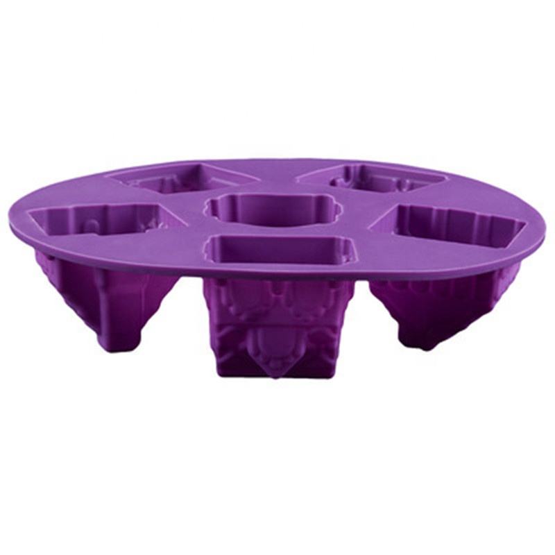 3D Miniature House Silicone Mold SSM358