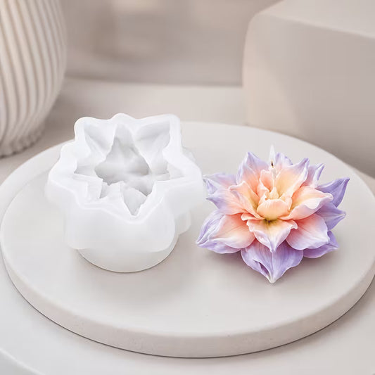 3D Pointed Petal Flower Silicone Mold | WCM965