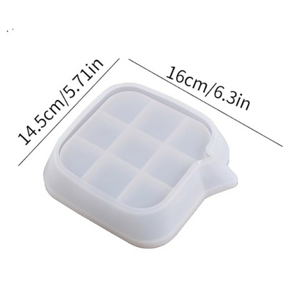 Square Tray Silicone Mold ARM393