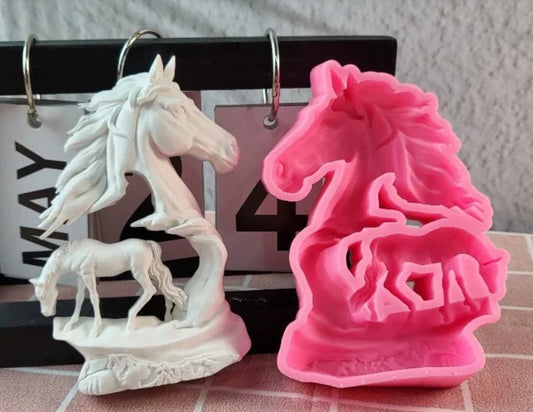 3D Horse Craft Silicone Mould WCM807 ideal for candles, soaps, resin sculptures and DIY crafts