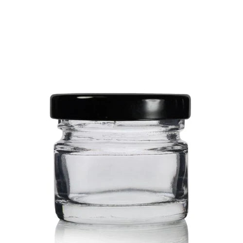 Glass Candle Jars 30ml Glass Jar (B. Cap) 12 pcs PM323