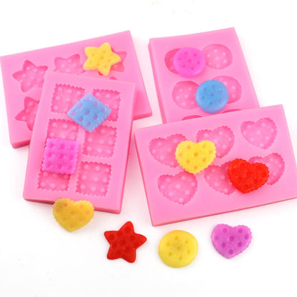 Assorted Mini Biscuits Shapes Silicone Mold