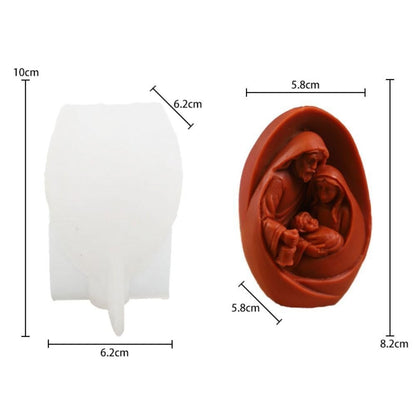 3D Nativity Jesus Family WCM665