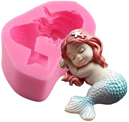 Sleeping Mermaid Mould SSM122