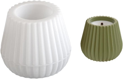 Pleated Vase Jar Mould ARM460