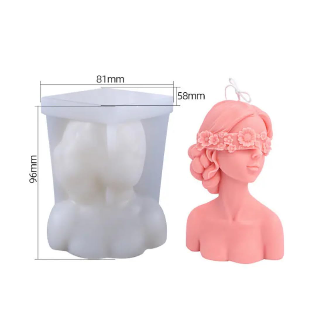 Flower Blindfold Lady I WCM106