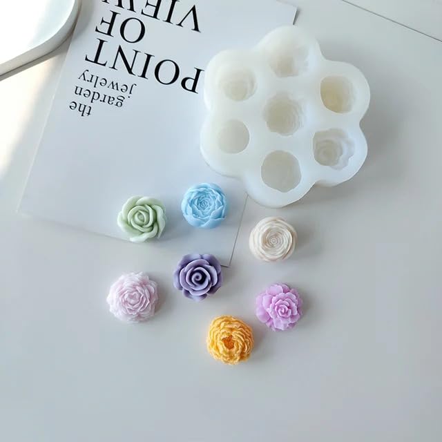 set of 3 mold 7 decor (Flower, Cactus, Rose) | CFM404