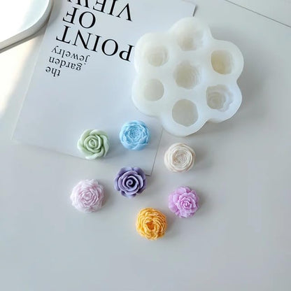 set of 3 mold 7 decor (Flower, Cactus, Rose) | CFM404