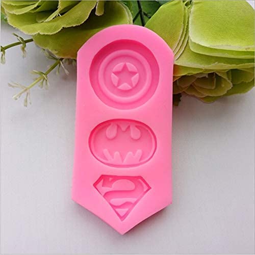 CFM454 superhero Logo Fondant mold
