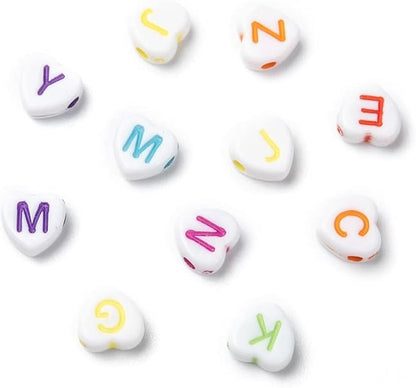 Multi Heart Secret Message Beads SMB009