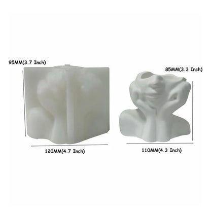 Empty Head Planter Mould WCM362