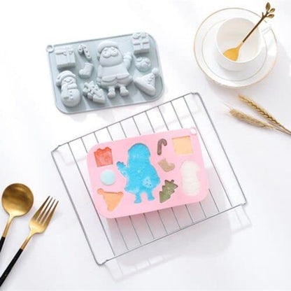 Christmas  Snowman Silicone Fondant CFM363