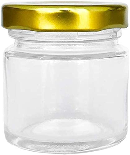 Glass Candle Jars 40ml Glass Jar (G. Cap) 6pcs PM090