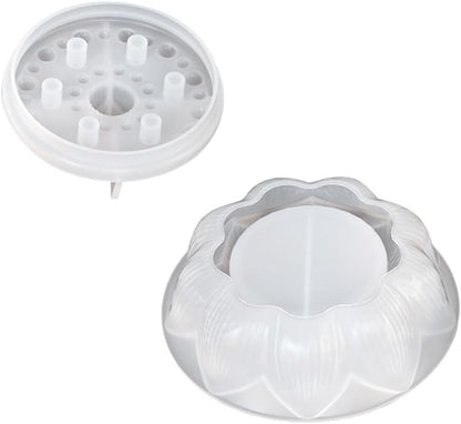 Lotus Jar Silicon Mold ARM386