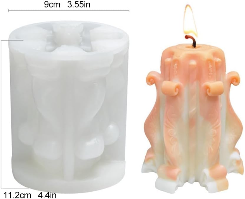 3d Carved Pillar I WCM188