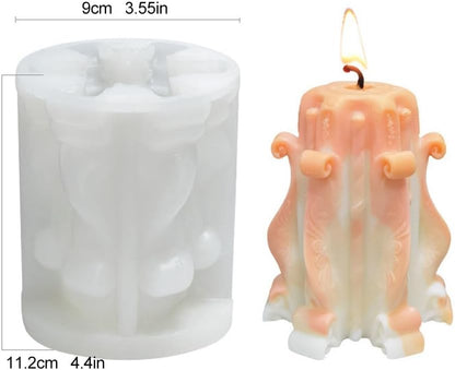 3d Carved Pillar I WCM188