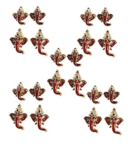 Ganpati Charm - Red (Pack of 6) ARA034