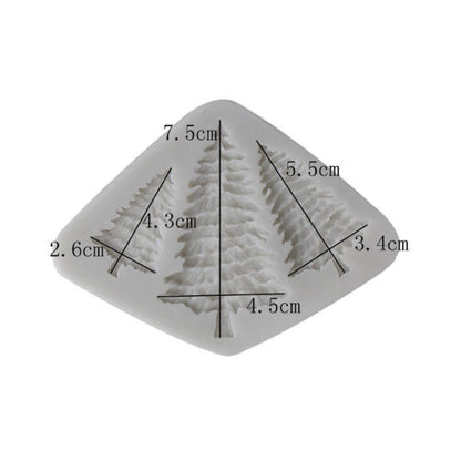 Evergreen Forest Embellishment Mould CFM383 (own)