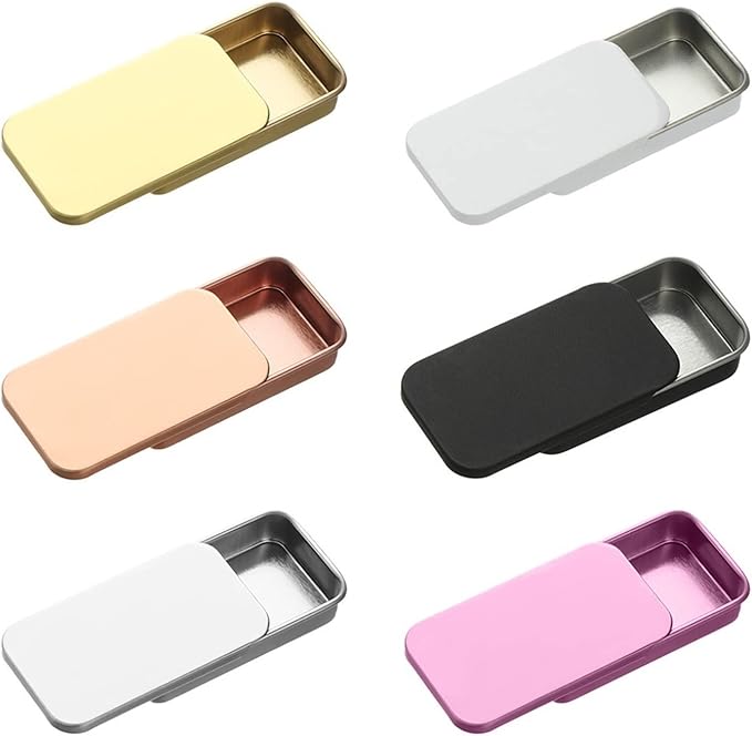 Tin Sliding Containers 12 pcs LBC001 to LBC005 – MATIN IMPEX