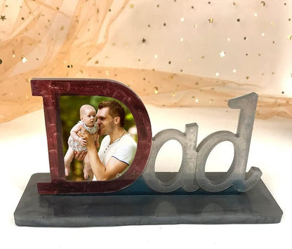 Dad Photo Frame Mold ARM286