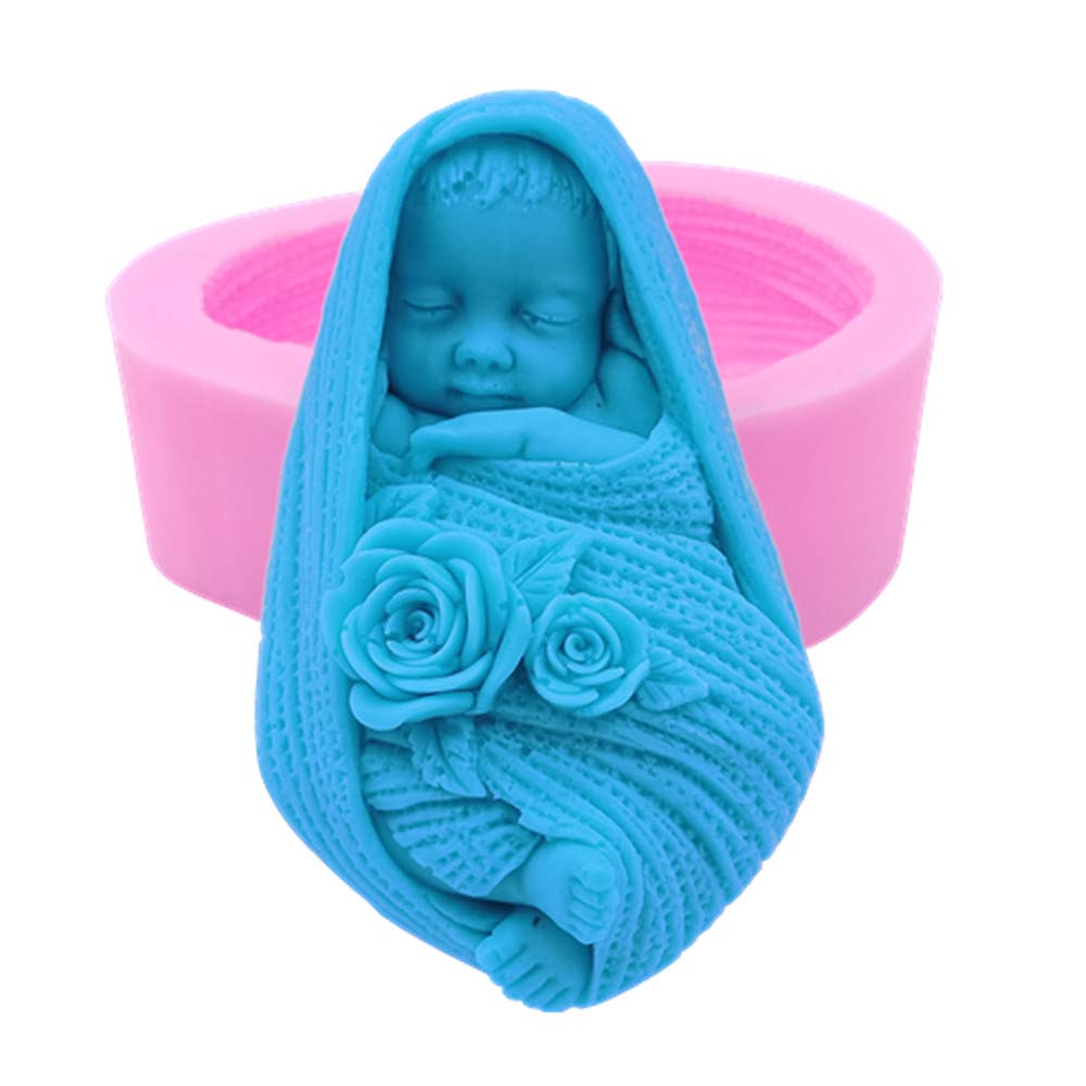 Baby In Shawl Mould SSM121