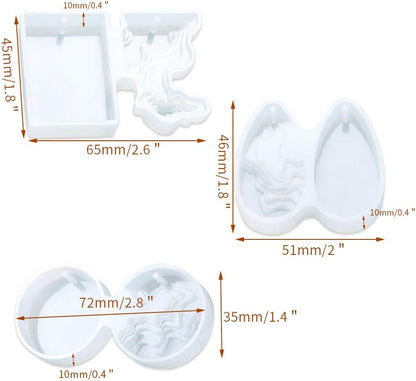 Combo Wave Pendant Mold ARM183