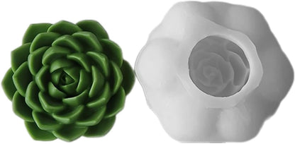 Large Succulent Flower Mold WCM563