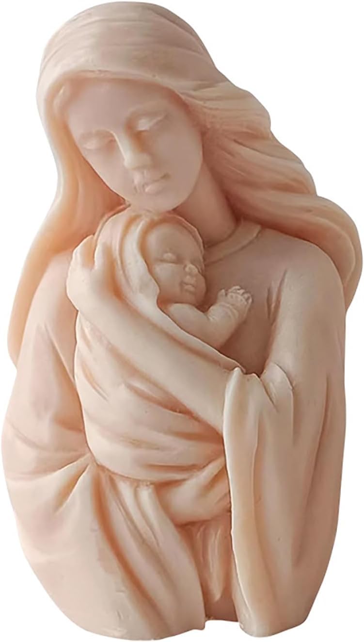 Baby On Mother Hug Silicon Mold WCM742