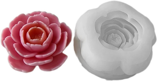 Camellia Flower Silicone Mold WCM524 - WCM526