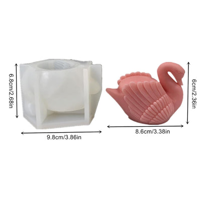 3D Swan Figure WCM290