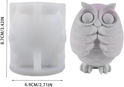 3D Owl Bird II WCM386