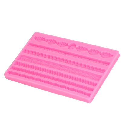 Baroque Cake Border Strip Mould CFM382(own)