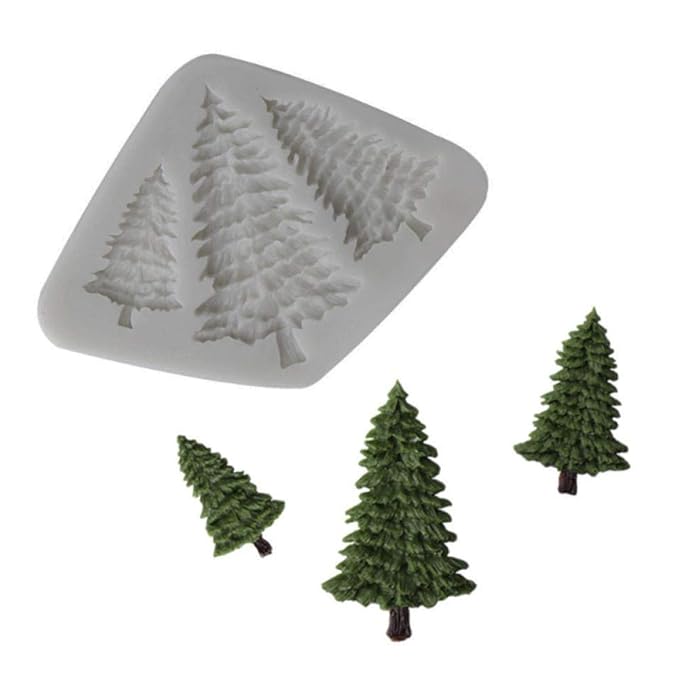 Evergreen Forest Embellishment Mould CFM383 (own)